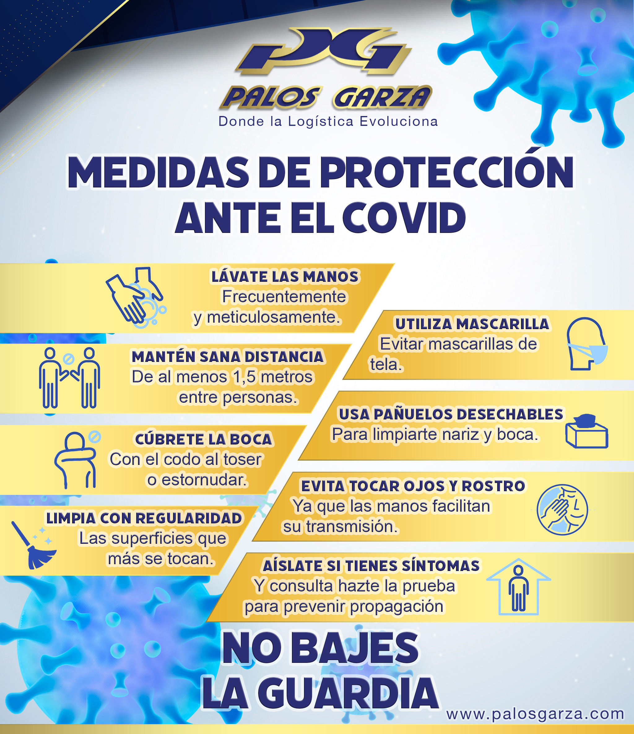 Medidas de protección ante el covid 